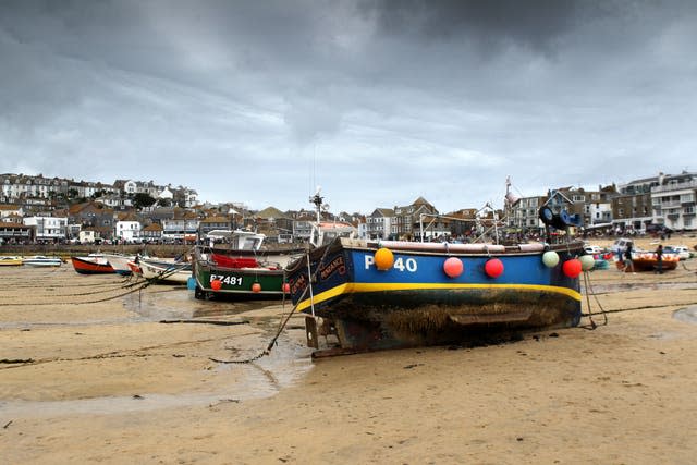 The harbour at St Ives