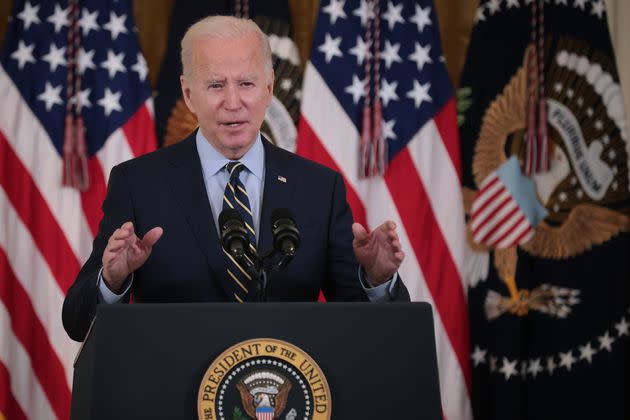 President Joe Biden delivers remarks about the Build Back Better legislation on Dec. 6. The legislation would extend extra private insurance subsidies that are now set to expire at the end of 2022. (Photo: Chip Somodevilla/Getty Images)