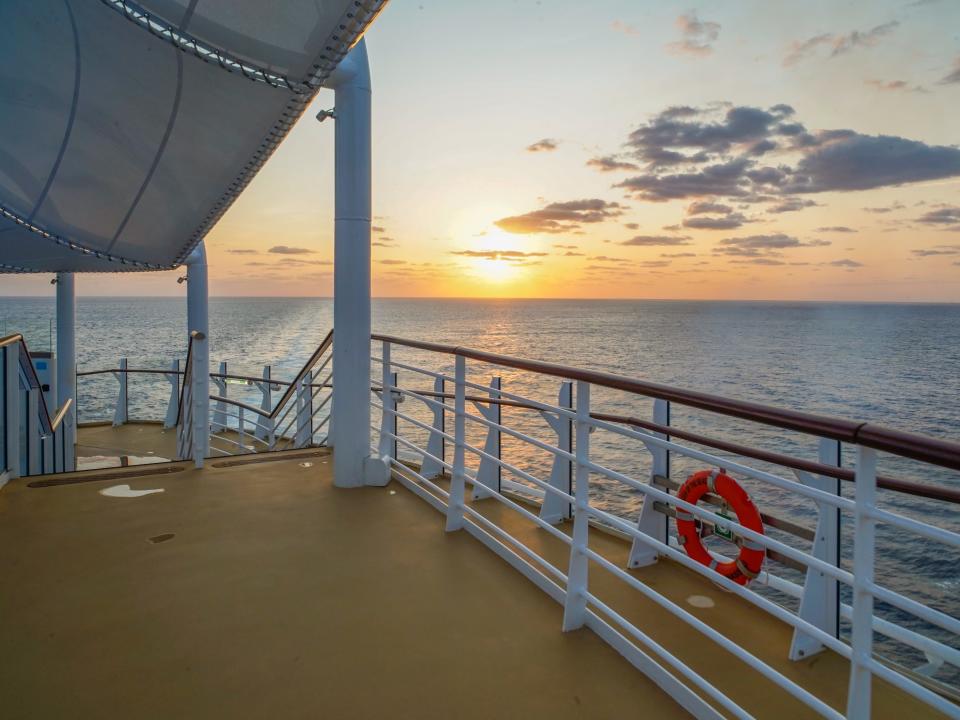 Deck 16 on the world's largest cruise ship