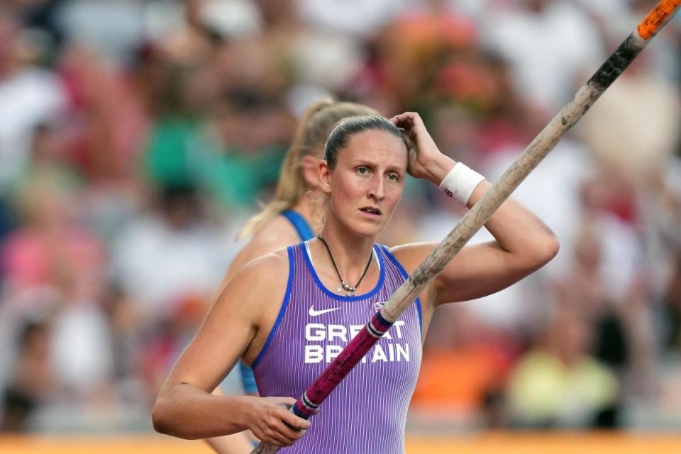 Holly Bradshaw suffered a back spasm at the European Championships and did not qualify for the final in Rome