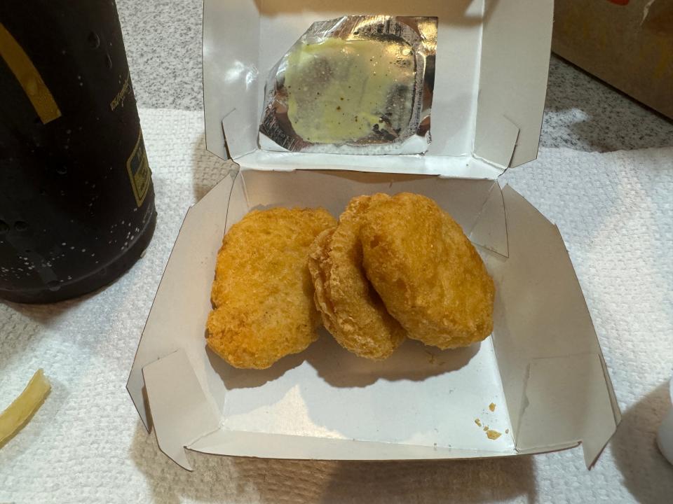 chicken nuggets from mcdonald's