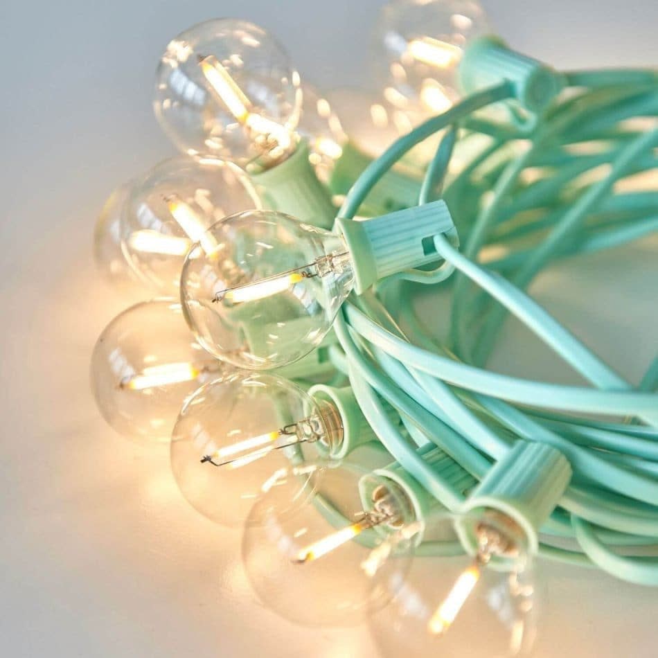 Graham and Green's festoon lights come in cheery colours