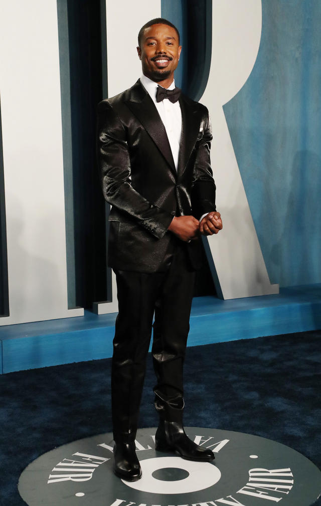 New York, NY - May 6, 2019: Michael B. Jordan wearing suit by