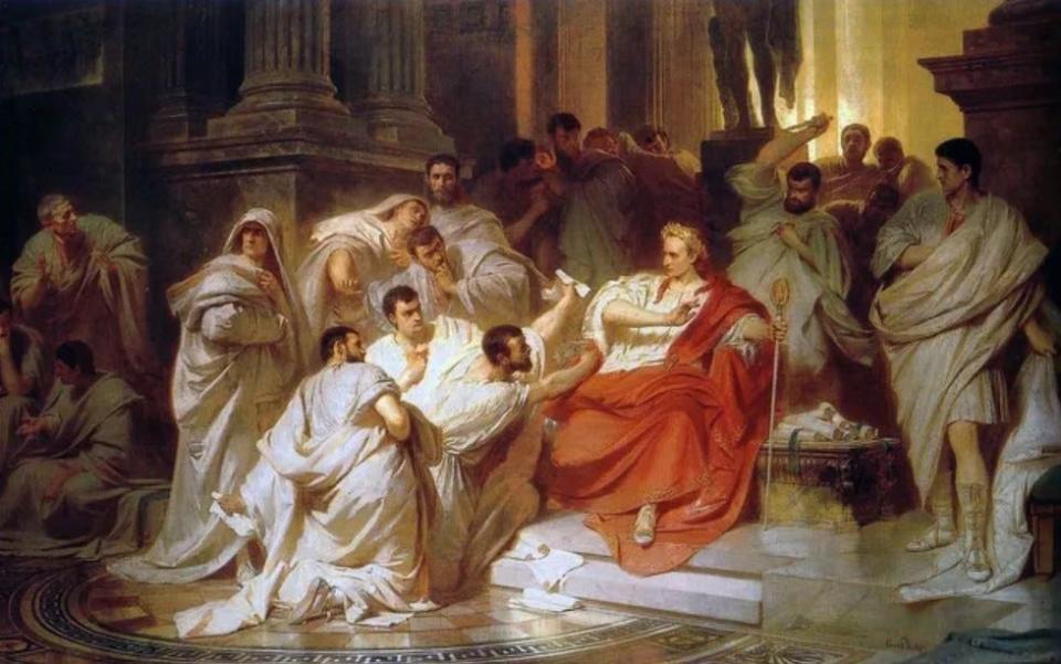 Julius Caesar was assassinated on March 15, 44 B.C.E. in Rome, Italy.