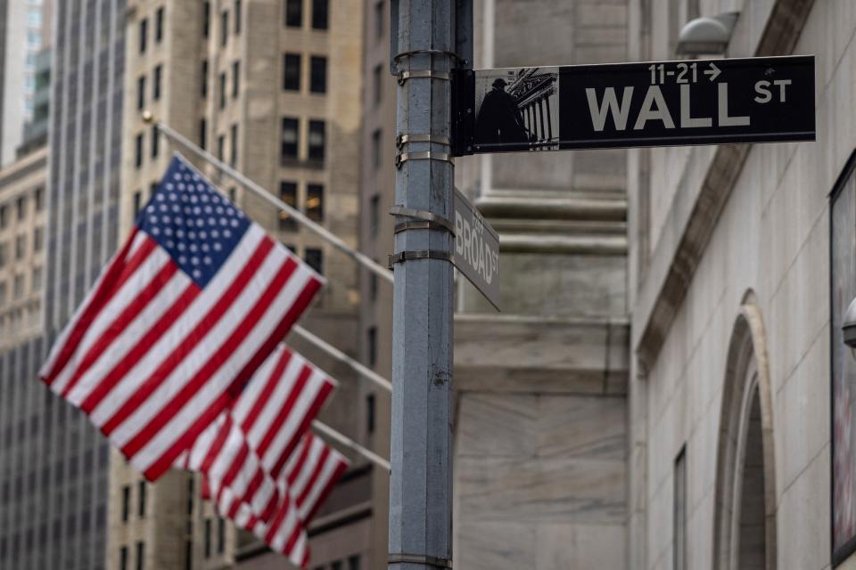 The March jobs report is the latest example of the US economy surprising Wall Street analysts to the upside. (Photo by Yuki IWAMURA / AFP) (Photo by YUKI IWAMURA/AFP via Getty Images)