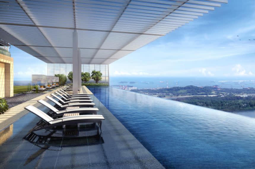 infinity-pool-Singapore-condo-wallich-residence