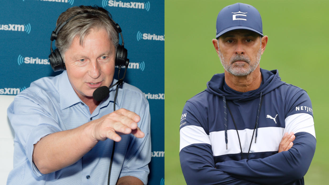  Brandel Chamblee and Claude Harmon III have clashed over LIV Golf 