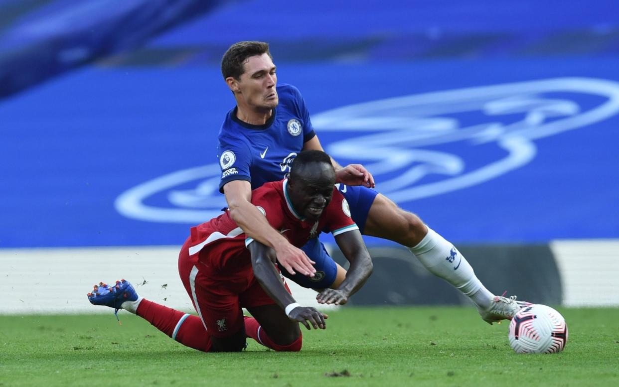 Sadio Mane of Liverpool Brought Down By Chelseas Andreas Christensen for a penalty and gets the red Card  - John Powell/Liverpool FC Via Getty Images