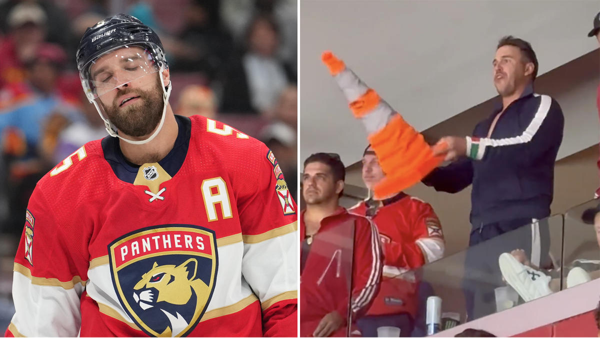 Panthers' Ekblad, LIV's Koepka address viral traffic cone incident