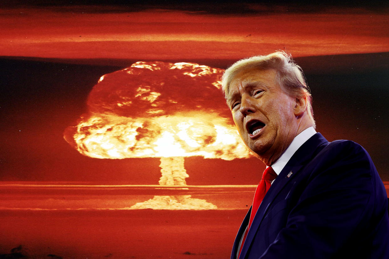 Donald Trump; Nuclear Blast Photo illustration by Salon/Getty Images