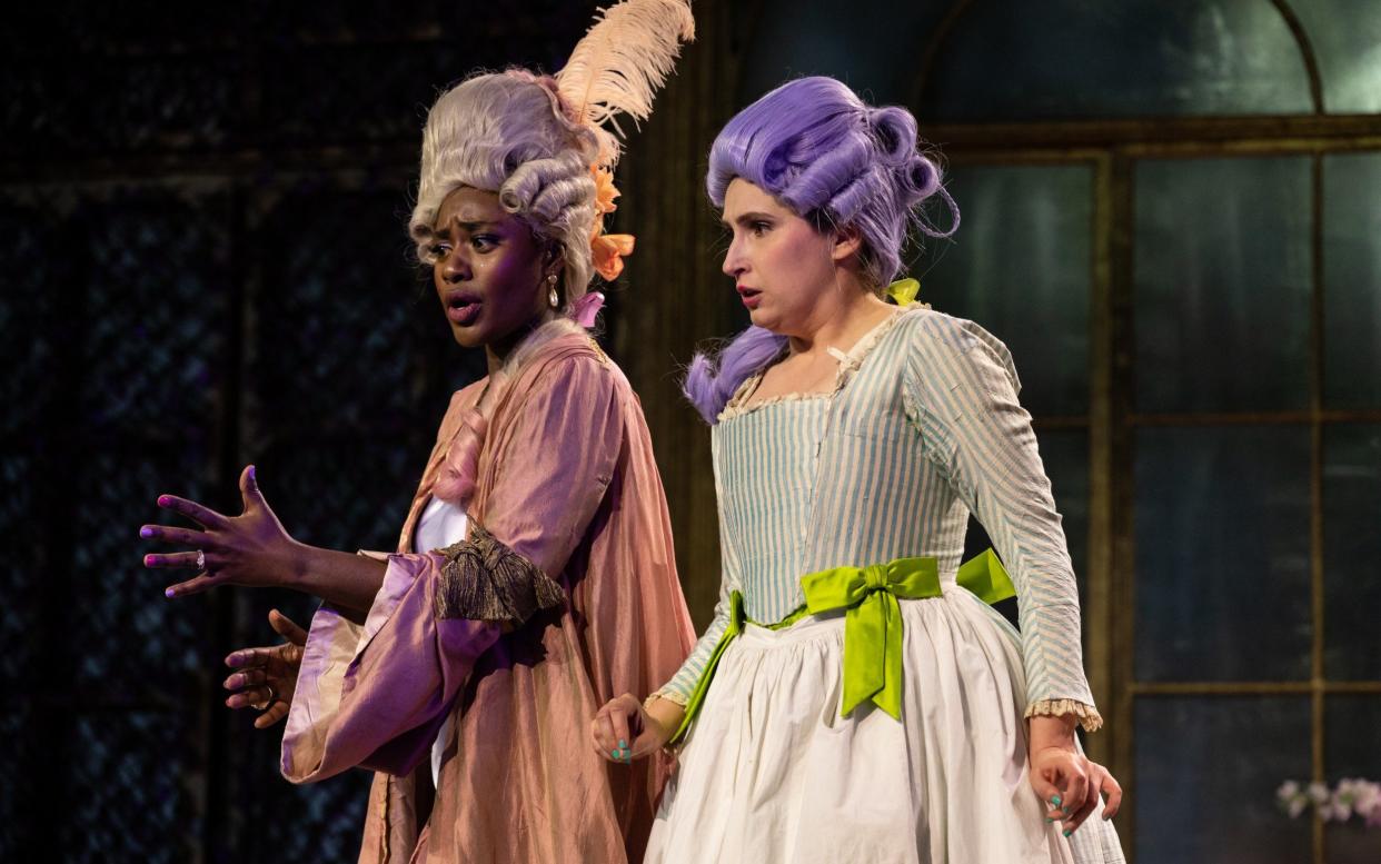 Nardus Williams and Elizabeth Karani in Opera Holland Park's The Marriage of Figaro - Ali Wright