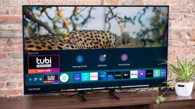 Credit:                      Reviewed.com                                             Samsung's Q70A TV mixed deep black levels with ample brightness for less than $900 right now.