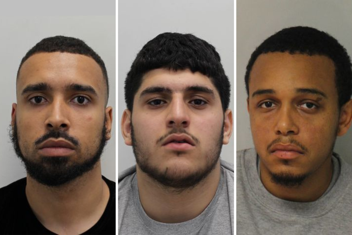 (Left to right) Steven Woods, Fadel Dabbous, and Majid Kebire have been convicted of mnurder  (Met Police)