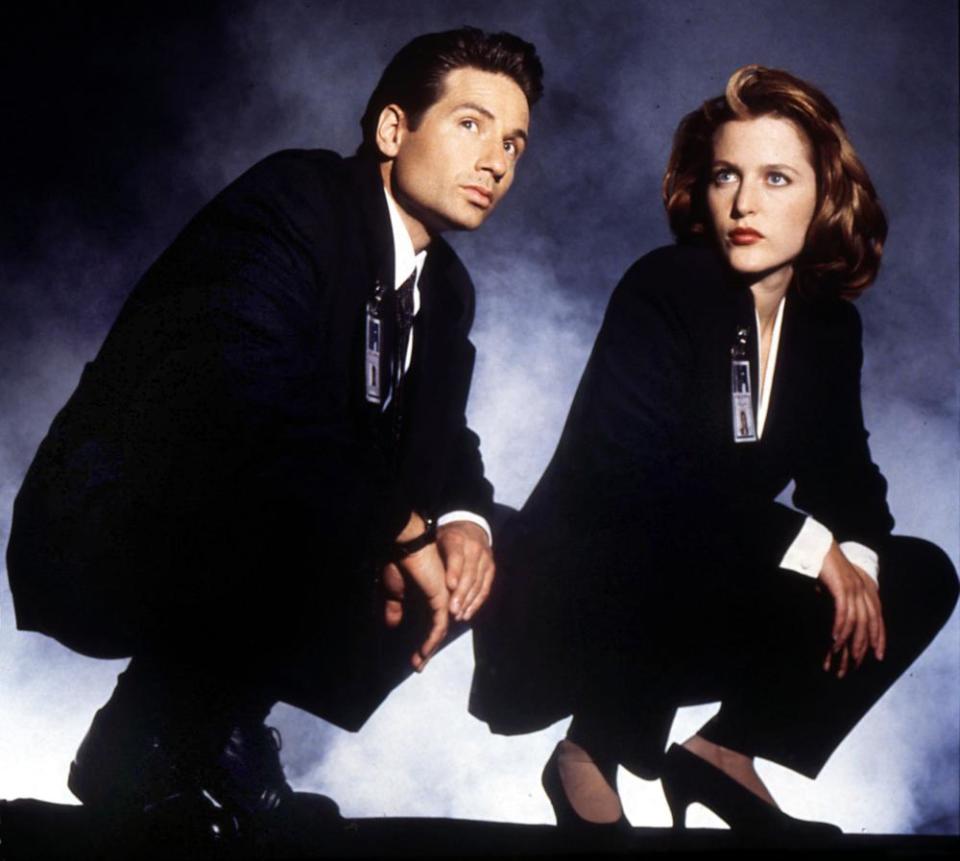 The X-Files with David Duchovny and Gillian Anderson, first aired in 1993