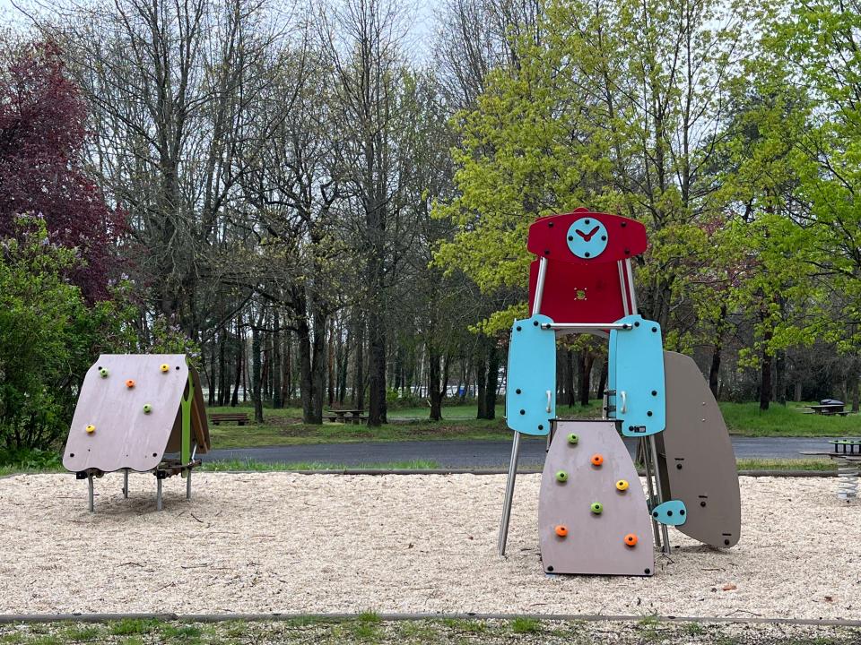 playground at a rest stop