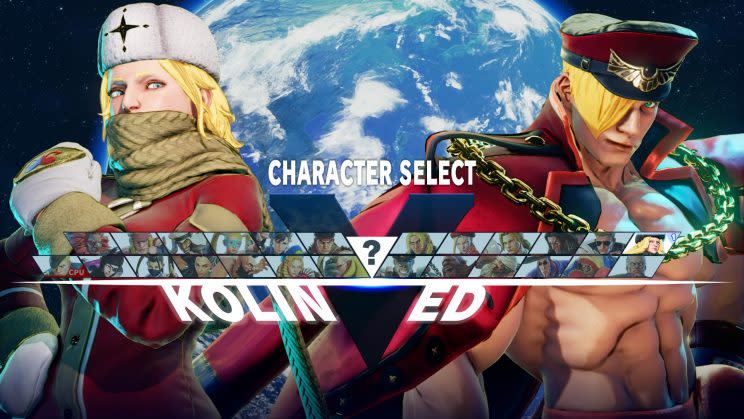 Updated look at Street Fighter V's character select screen 