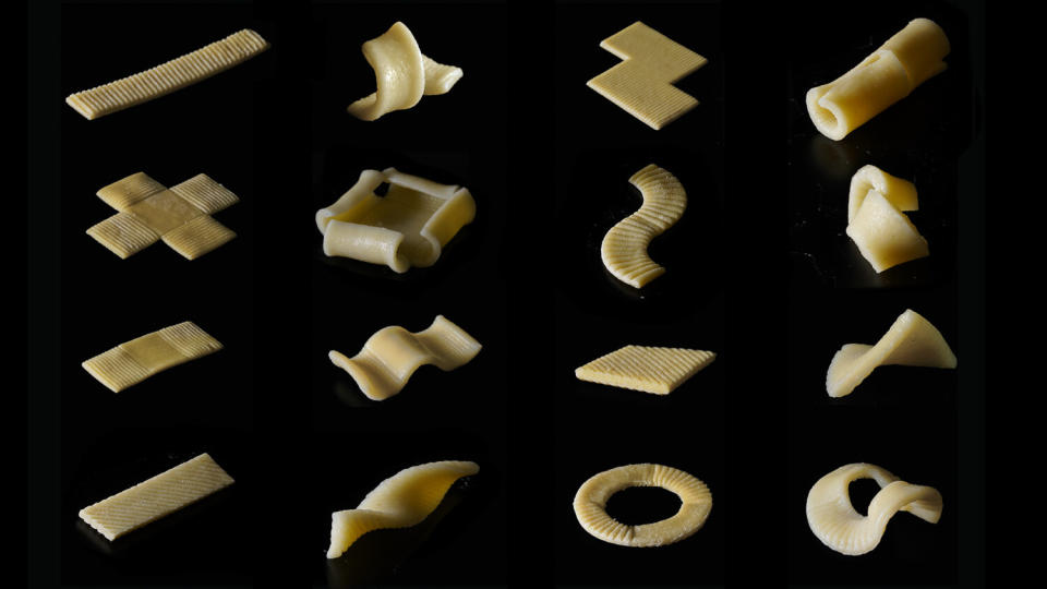 A team of researchers at Carnegie Mellon has developed "morphing" pasta that's able to be flat-packed like IKEA furniture, but still retain its shape when boiled.