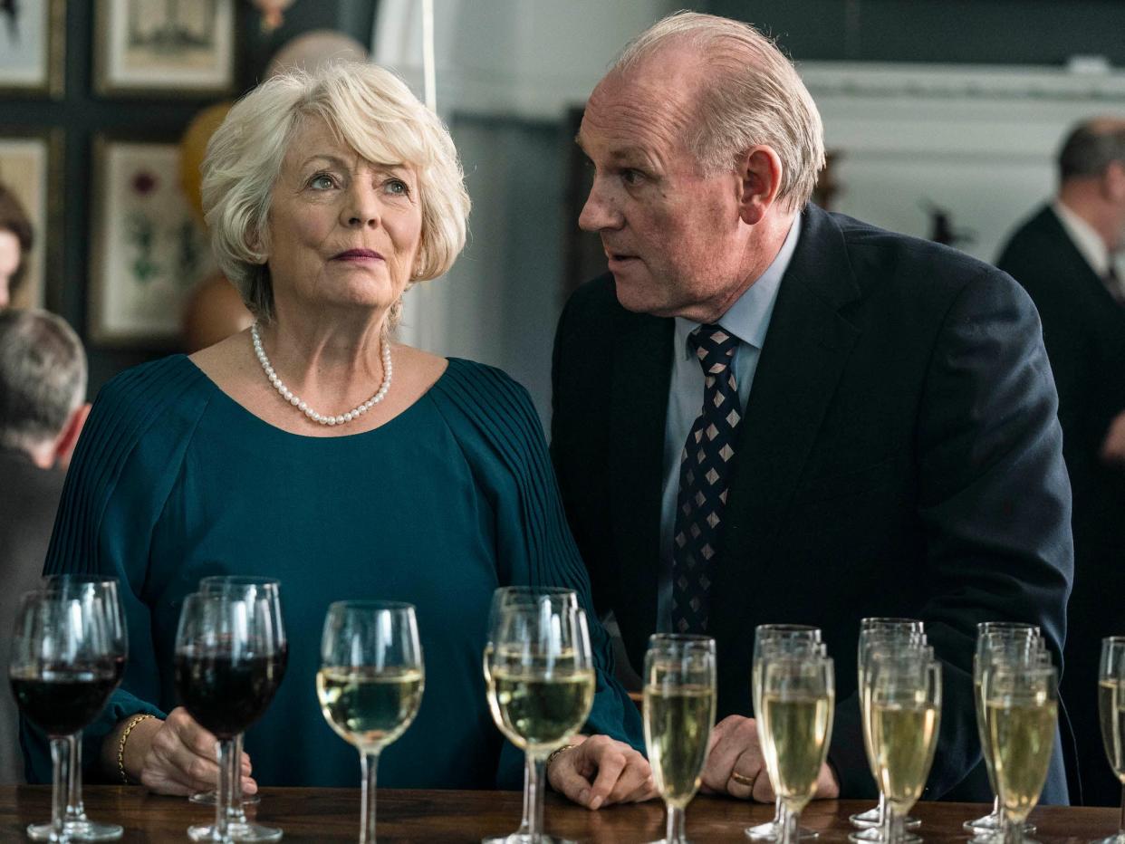 Unhappy couple: Alison Steadman and Peter Davidson as Gail and Henry (BBC/Drama Republic/Gary Moyes)