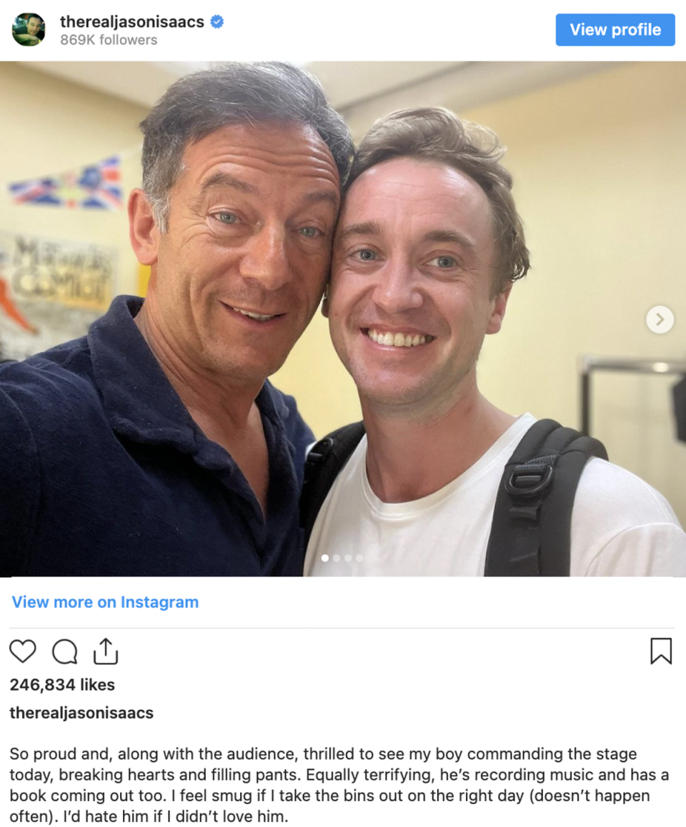   (Instagram de Jason Isaacs)