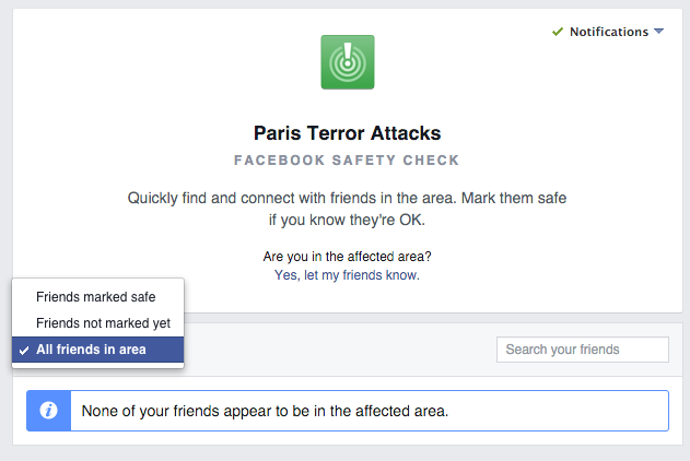 Facebook Safety Check Brings Relief and Hope in the Wake of the Paris Attacks