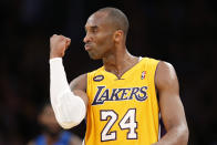 Kobe Bryant è quarto tra i migliori marcatori nella storia dell'NBA con 33.643 punti, ed è quarto anche per quanto riguarda i punti realizzati nei playoff con 5.640 (foto REUTERS/Danny Moloshok)