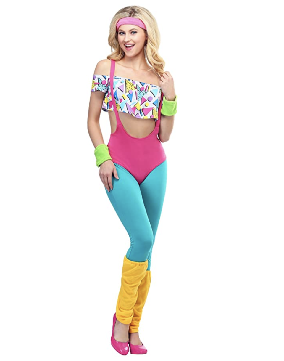 15) Women's Work It Out '80s Costume