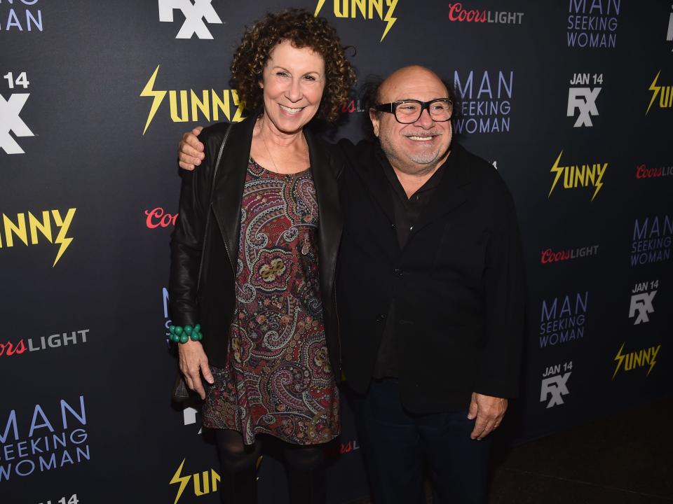 Rhea Perlman and Danny DeVito in 2015.