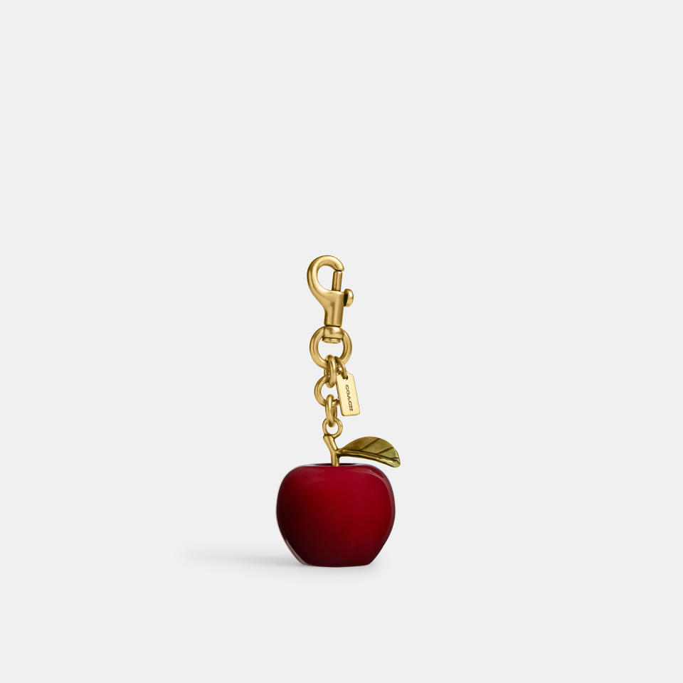 Coach Small Apple Bag Charm