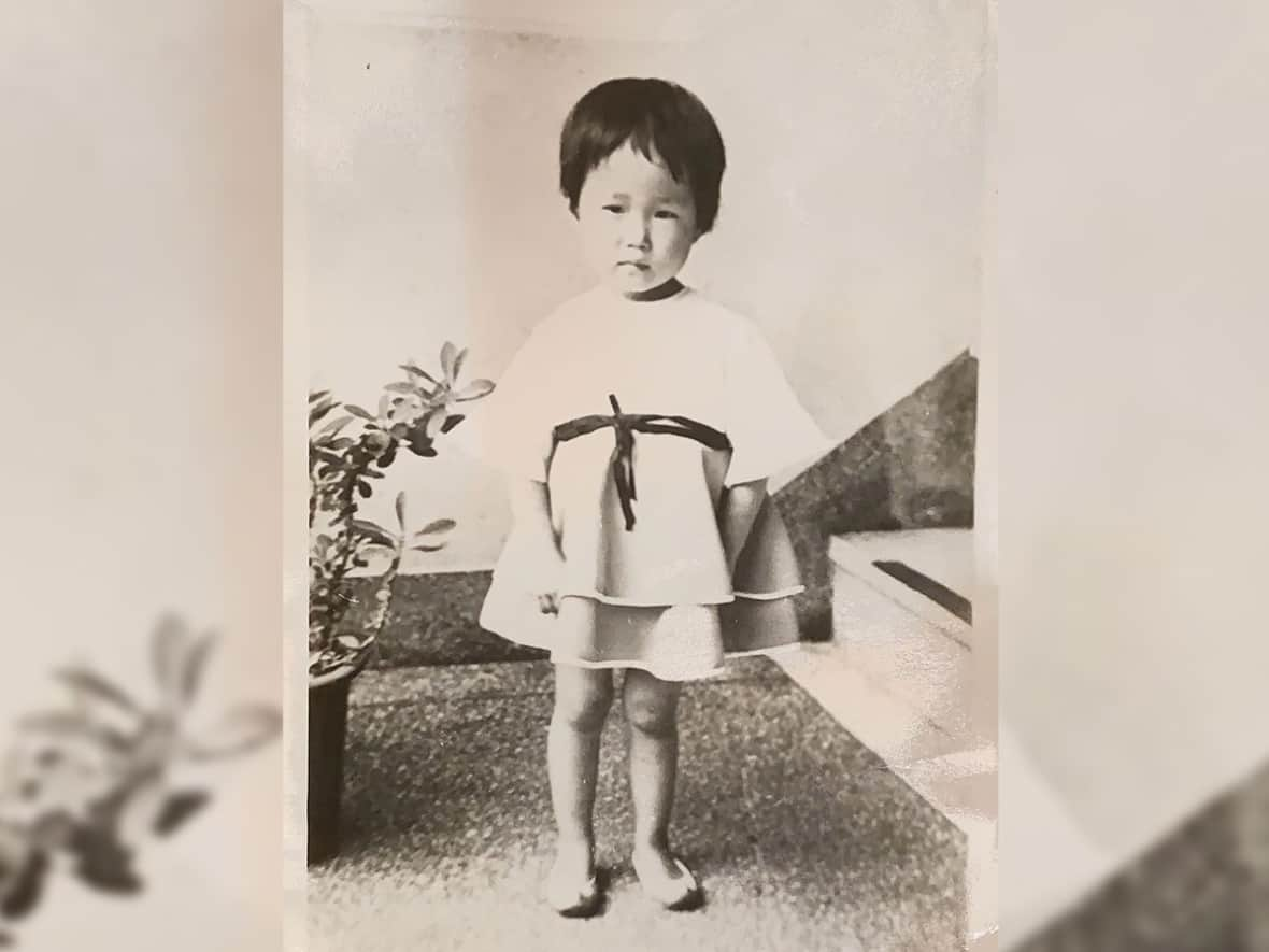 Mi Hwa Taylor was only four years old when she was sent from South Korea to Canada for international adoption in 1975. She was adopted by a family in B.C. (Submitted by Mi Hwa Taylor - image credit)