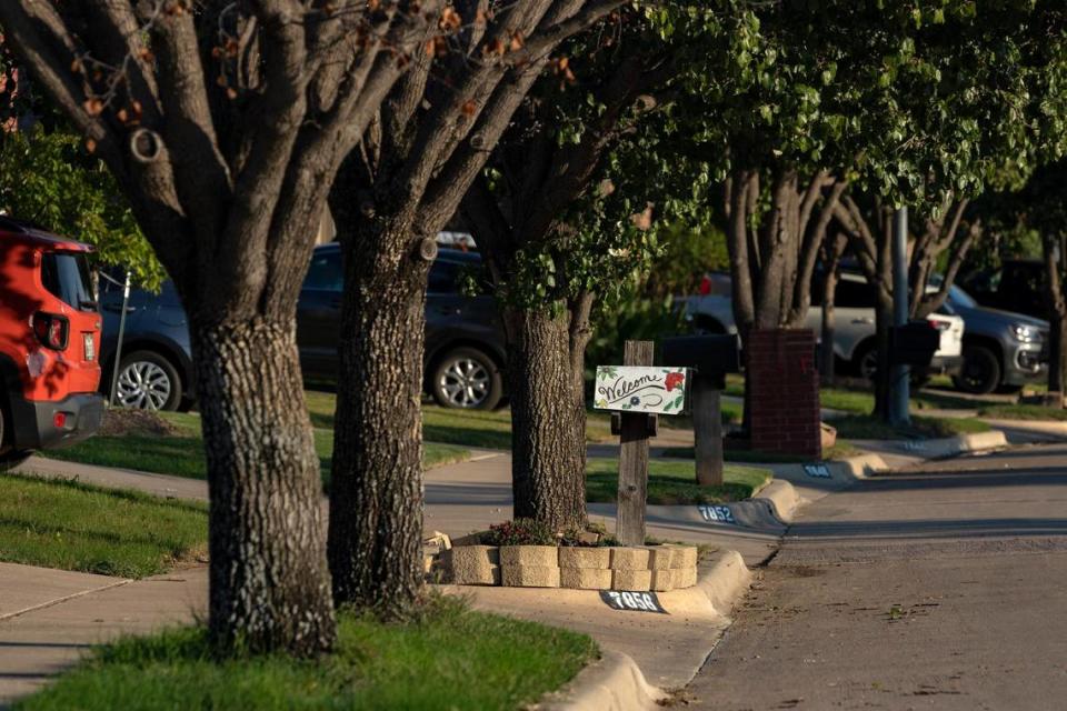 The Park Glen neighborhood encompasses more than 3,000 homes in Fort Worth, Texas, on Tuesday, March 13, 2022.