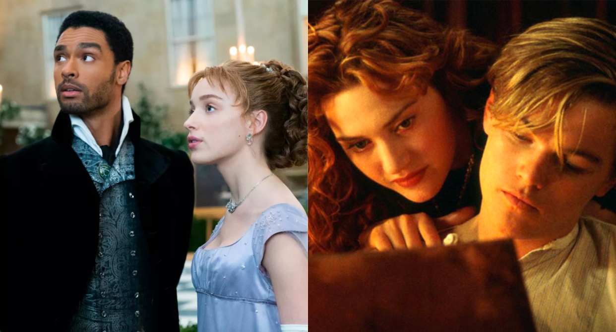 Best romantic movies and shows to watch on Valentine's Day, including Bridgetron and Titanic
