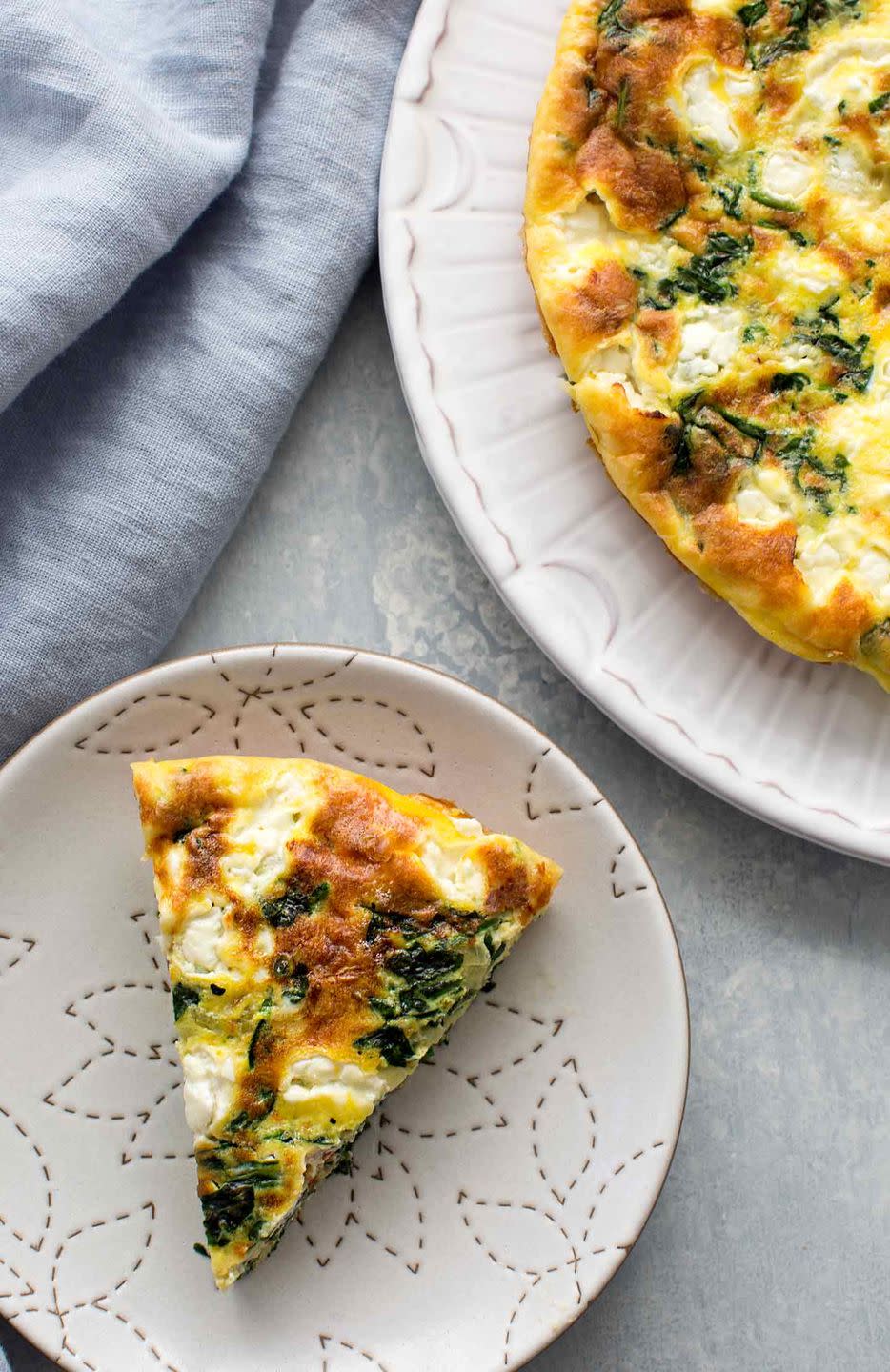 20) Spinach Frittata