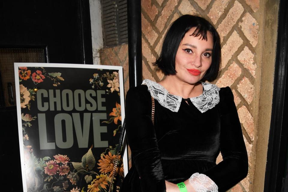 Choose Love Live!: Gizzi Erskine attends Choose Love Live! at The Jazz Cafe on February 14, 2023 in London, England. (Jed Cullen/Dave Benett/Getty Images)