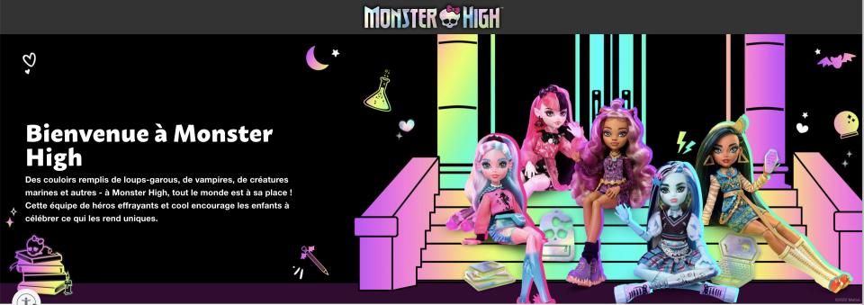 Assortiment poupées Monster High
