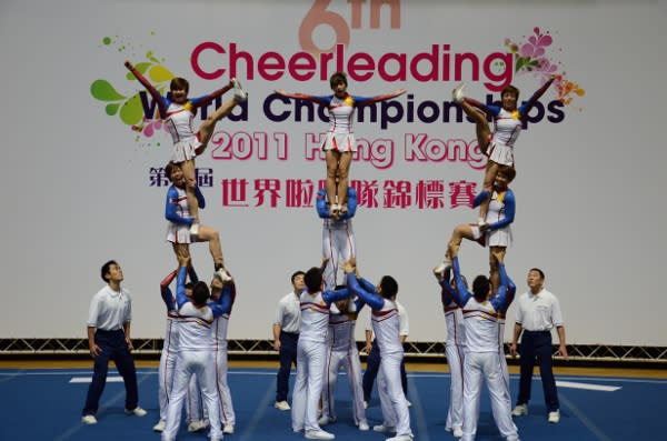 Cheerleading team back from HK
