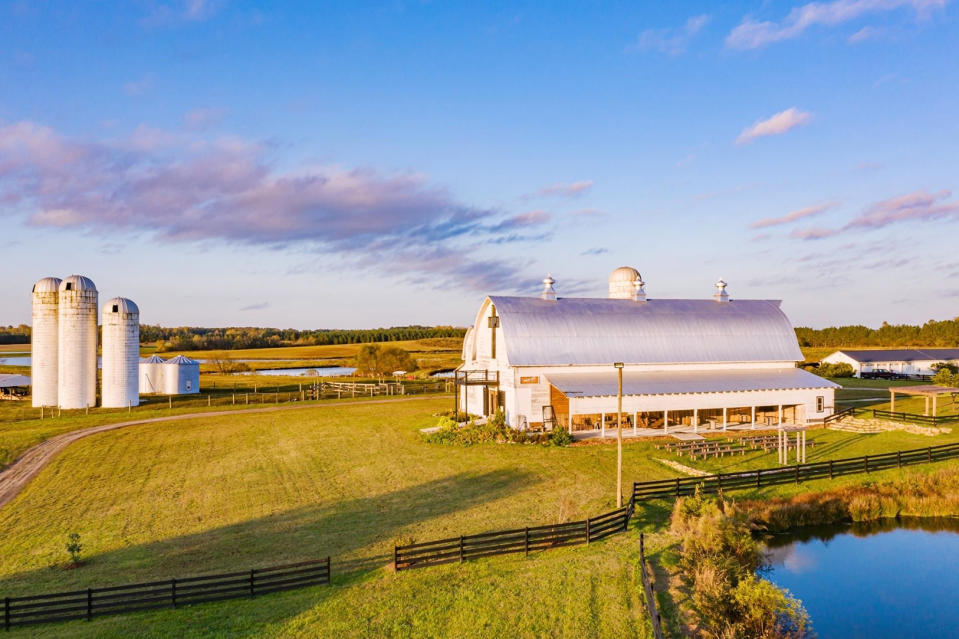 The barn and the land that Jason purchased