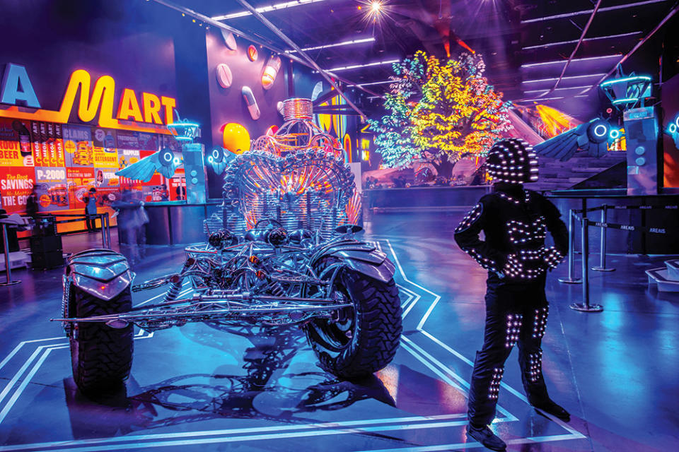 Area15, an entertainment complex and tech-driven installation venue off Interstate 15.