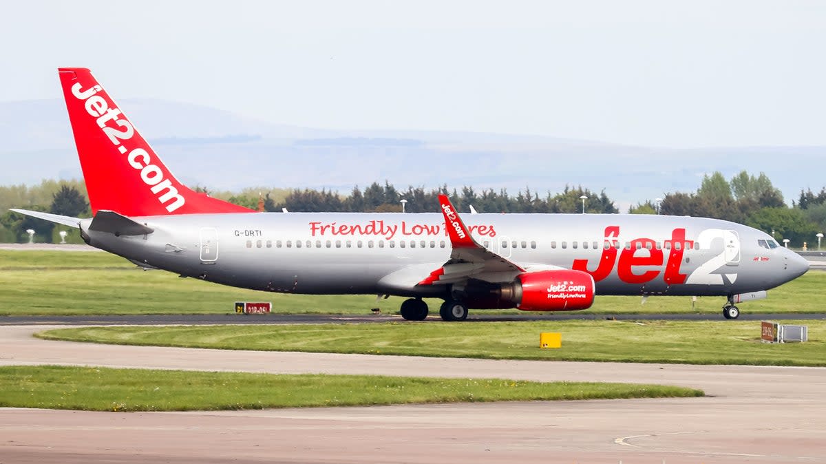 A Jet2 plane at Manchester airport [file picture]  (Getty Images)