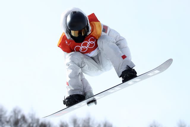 Cameron Spencer/Getty Images Olympic gold medalist Shaun White snowboarding.