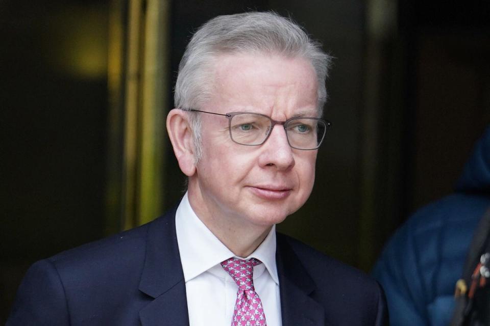 Michael Gove has announced he will not be standing at the General Election (Jordan Pettitt/PA) (PA Wire)