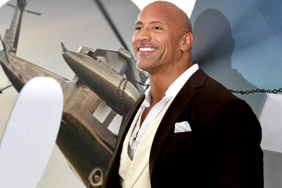 Dwayne Johnson arrives at the premiere of 'Fast & Furious Presents: Hobbs & Shaw' on 13 July, 2019 in Hollywood, California: Kevin Winter/Getty Images