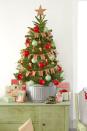 <p>This mini Christmas tree brings major country charm thanks to its burlap banner, galvanized bucket, and lantern ornaments. </p><p><a class="link " href="https://www.amazon.com/s?k=galvanized+buckets&ref=nb_sb_noss_1&tag=syn-yahoo-20&ascsubtag=%5Bartid%7C10050.g.1251%5Bsrc%7Cyahoo-us" rel="nofollow noopener" target="_blank" data-ylk="slk:SHOP GALVANIZED BUCKETS;elm:context_link;itc:0;sec:content-canvas">SHOP GALVANIZED BUCKETS</a></p>