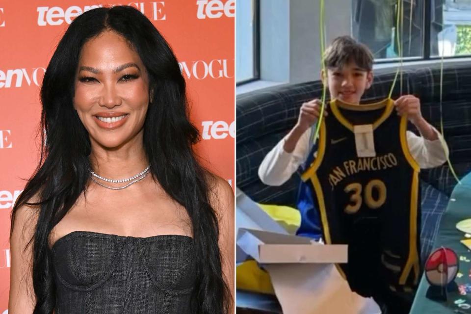 <p>Jon Kopaloff/Getty, Kimora Lee Simmons/ Instagram</p> Kimora Lee Simmons (L); Wolfe Lee (R)