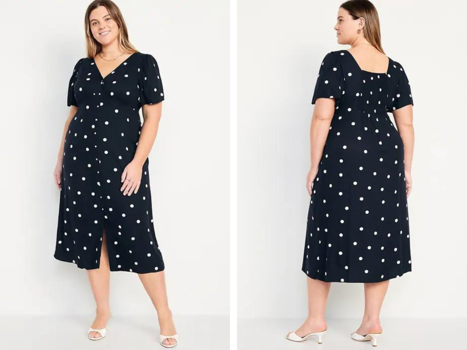 Waist Defined Midi-Dress
