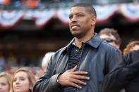 SAN FRANCISCO, CA - OCTOBER 24: Sacramento Mayor, Kevin Johnson looks on prior to Game One between the San Francisco Giants and the Detroit Tigers in the Major League Baseball World Series at AT&T Park on October 24, 2012 in San Francisco, California. (Photo by Doug Pensinger/Getty Images)