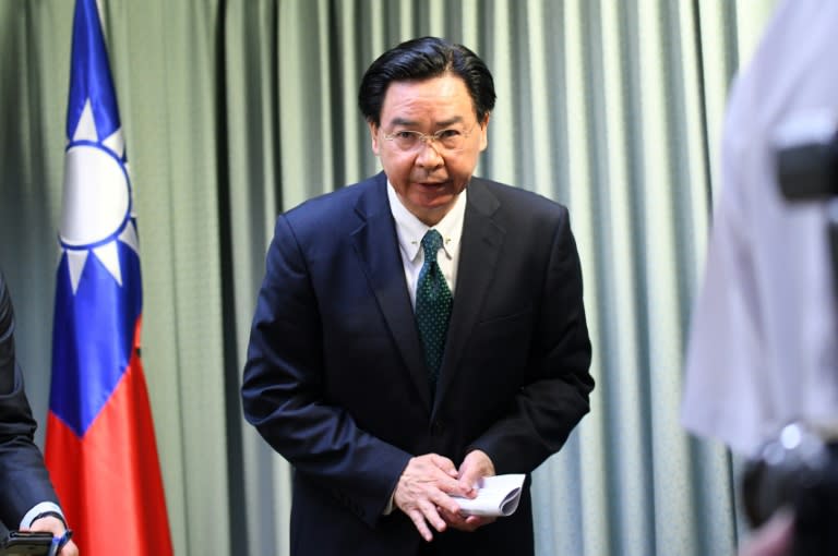 At an emergency press conference, Taiwan's foreign minister Joseph Wu said the government "deeply regrets that Dominican Republic and China established ties on May 1"