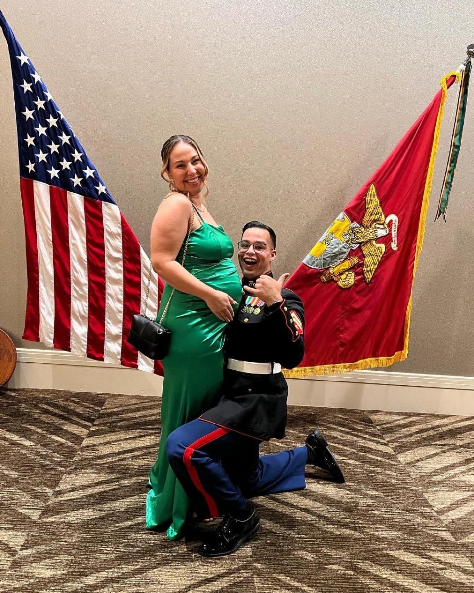 Cpl. Alec Cruz was recently named USO Marine of the Year. The 21-year-old, who graduated from Deltona High School in 2019, is stationed in Hawaii. He and his wife, Josie Cruz, are pictured at a recent Marine Corps Ball.