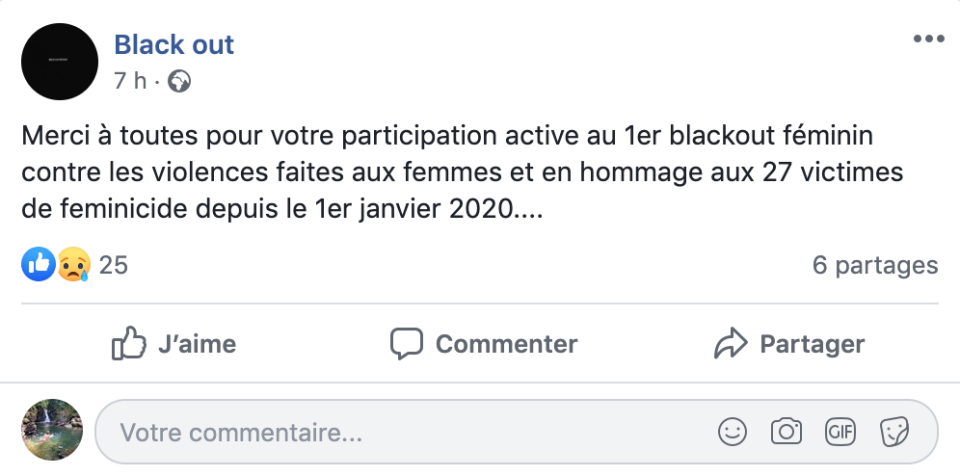 Le mouvement a rendu hommage aux 27 femmes tuées par leur conjoint depuis le début de l'année.