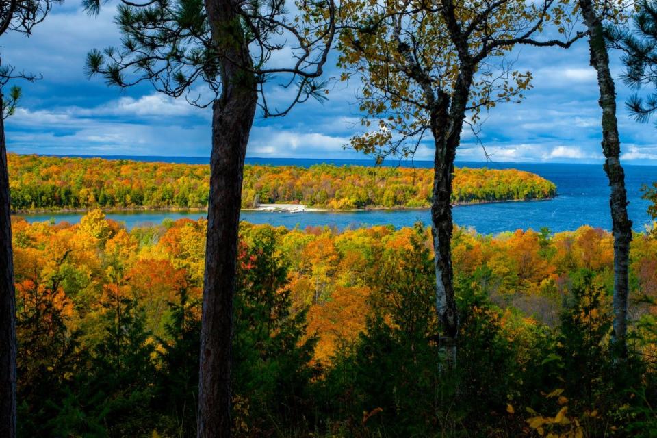 The foliage in Peninsula State Park shows off its fall colors. A recent article on a national travel website named Door County as one of the 20 best places in the U.S. to view fall colors.