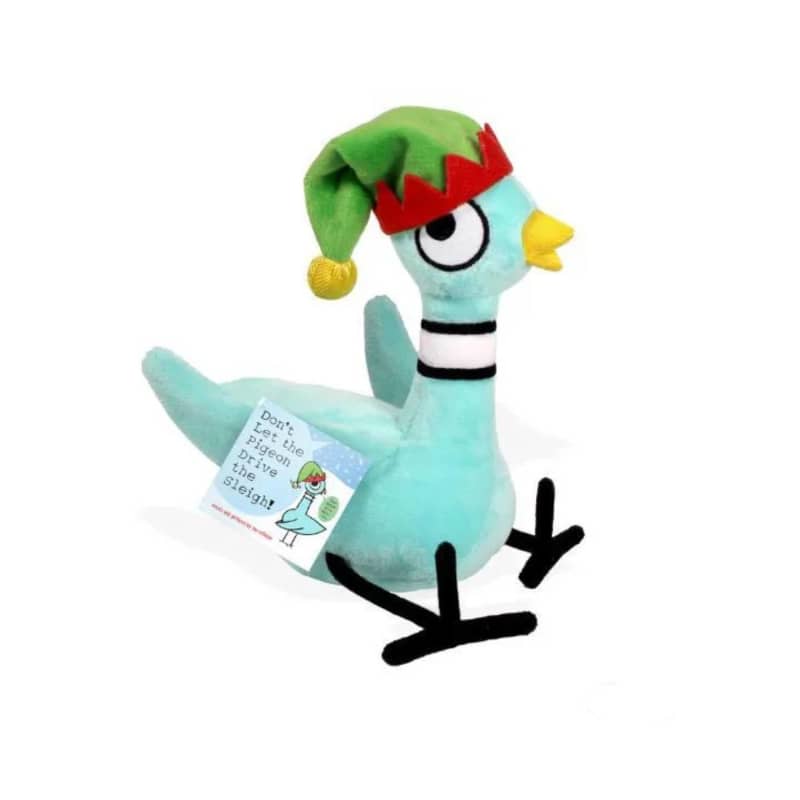 The Pigeon Soft Toy in Holiday Hat